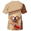 Golden Retriever My Dog And I Men and Women 3D Shirt