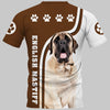 Mastiffs I Needed A Hand Men and Women 3D T Shirt