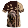 Chocolate Labrador Retriever Never Underestimate Men and Women 3D Shirt