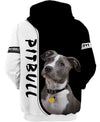 Love Pitbull Black 3D shirt for Pitbull lovers