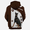Doberman Pinscher Intelligent Men and Women 3D T Shirt