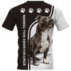 Staffordshire Bull Terrier Men and Women 3D Shirt