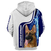 Storm German Shepherd Thunder Shirt 3D Full Printing for Dog Mom Dad lovers