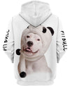 Pitbull Funny Cute Face Shirt 3D Full Printing for Dog Mom Dad lovers