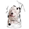 Pitbull Funny Cute Face Shirt 3D Full Printing for Dog Mom Dad lovers