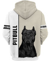 Pitbull Coldly Face Shirt 3D Full Printing for Dog Mom Dad lovers