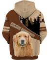Golden Retriever Little Mistress Men and Women 3D Shirt