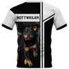 Rottweiler Thunder Men and Women 3D T Shirt