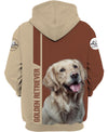 Golden Retriever When I Needed A Hand Men and Women 3D Shirt