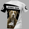 PITBULL TOUCH MY PIT – BACK TO BASIC Shirt 3D Full Printing for Dog Mom Dad lovers