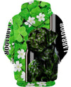 Labrador Lucky Flower Grass Shirt 3D Full Printing for Dog Mom Dad lovers