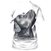 Labrador Retriever Water Color White Shirt 3D Full Printing for Dog Mom Dad lovers