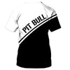 Pitbull Funny Colors Shirt 3D Full Printing for Dog Mom Dad lovers