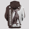Weimaraner Paws Men and Women 3D Shirt