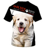 Golden Retriever Happy Baby Shirt 3D Full Printing for Dog Mom Dad lovers