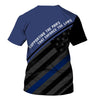 Golden Retriever Wear Police Glasses Men and Women 3D Shirt