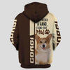 Welsh Corgi I Found You Paw Men and Women 3D Shirt