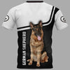 German Shepherd I Reached For A Hand Men and Women 3D T Shirt
