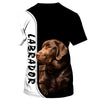Labrador Brown Chocolate Reflect Men and Women 3D Shirt