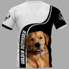 Golden Retriever A Guardian Men and Women 3D T Shirt