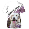 Golden Retriever Violet Lavender Men and Women 3D Shirt