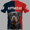 ROTTWEILER DOG BEST FRIEND Men and Women 3D Print Pullover