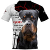 ROTTWEILER DOG TALK TO GOD Men and Women 3D Print Pullover