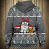 Grey Cat Noel - Hoodie, Sweatshirt, TShirt