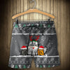 Grey Cat Noel - Hoodie, Sweatshirt, TShirt
