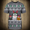 Grey Cat Noel - Hoodie, Sweatshirt, TShirt