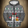 Grey Cat Noel - Hoodie, Sweatshirt, TShirt