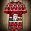 Red White Cat Noel - Hoodie, Sweatshirt, TShirt