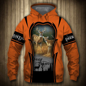 Orange Dear Hunting - Hoodie, Sweatshirt, TShirt