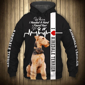 Airedale Terrier - Need Hand, Find Pet - Hoodie, Sweatshirt, TShirt
