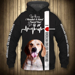 Frown American English Coonhound - Need Hand, Find Pet - Hoodie, Sweatshirt, TShirt