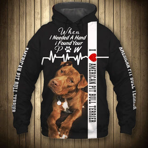 Curious American Pit Bull Terrier - Need Hand, Find Pet - Hoodie, Sweatshirt, TShirt