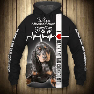 Black and Tan Coonhound - Need Hand, Find Pet - Hoodie, Sweatshirt, TShirt
