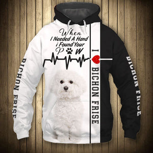 Bichon Frise - Need Hand, Find Pet - Hoodie, Sweatshirt, TShirt