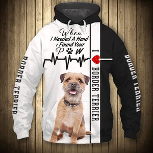Border Terrier - Need Hand, Find Pet - Hoodie, Sweatshirt, TShirt