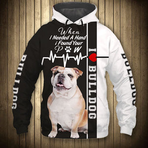 Chubby Bull dog - Need Hand, Find Pet - Hoodie, Sweatshirt, TShirt