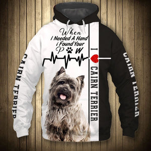 Cairn Terrier - Need Hand, Find Pet - Hoodie, Sweatshirt, TShirt