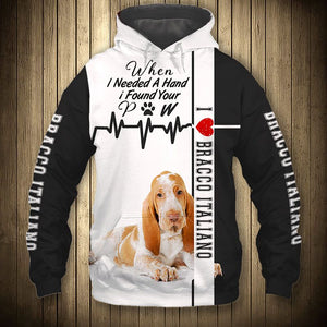 Bracco Italiano - Need Hand, Find Pet - Hoodie, Sweatshirt, TShirt