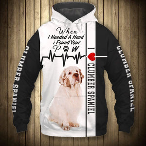 Clumber Spaniel - Need Hand, Find Pet - Hoodie, Sweatshirt, TShirt