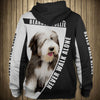 Black Cute Bearded Collie - Never Walk Alone - Hoodie, Sweatshirt, TShirt
