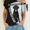 Half White Curly Coated Retriever - Never Walk Alone - Hoodie, Sweatshirt, TShirt