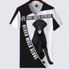 Half White Curly Coated Retriever - Never Walk Alone - Hoodie, Sweatshirt, TShirt