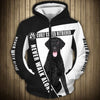 Half White Curly Coated Retriever - Never Walk Alone - Hoodie, Sweatshirt, TShirt