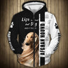 Afghan Hound Footprint – Hoodie, Sweatshirt, TShirt