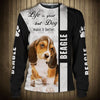 Curious Beagle - Life Short, Pet Better - Hoodie, Sweatshirt, TShirt