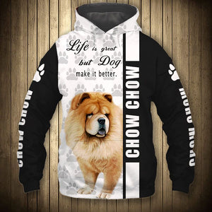 Chow chow - Life Short, Pet Better - Hoodie, Sweatshirt, TShirt